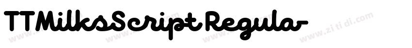 TTMilksScript Regula字体转换